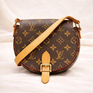 Authentic Louis Vuitton Tambourin Monogram Canvas Crossbody Bag